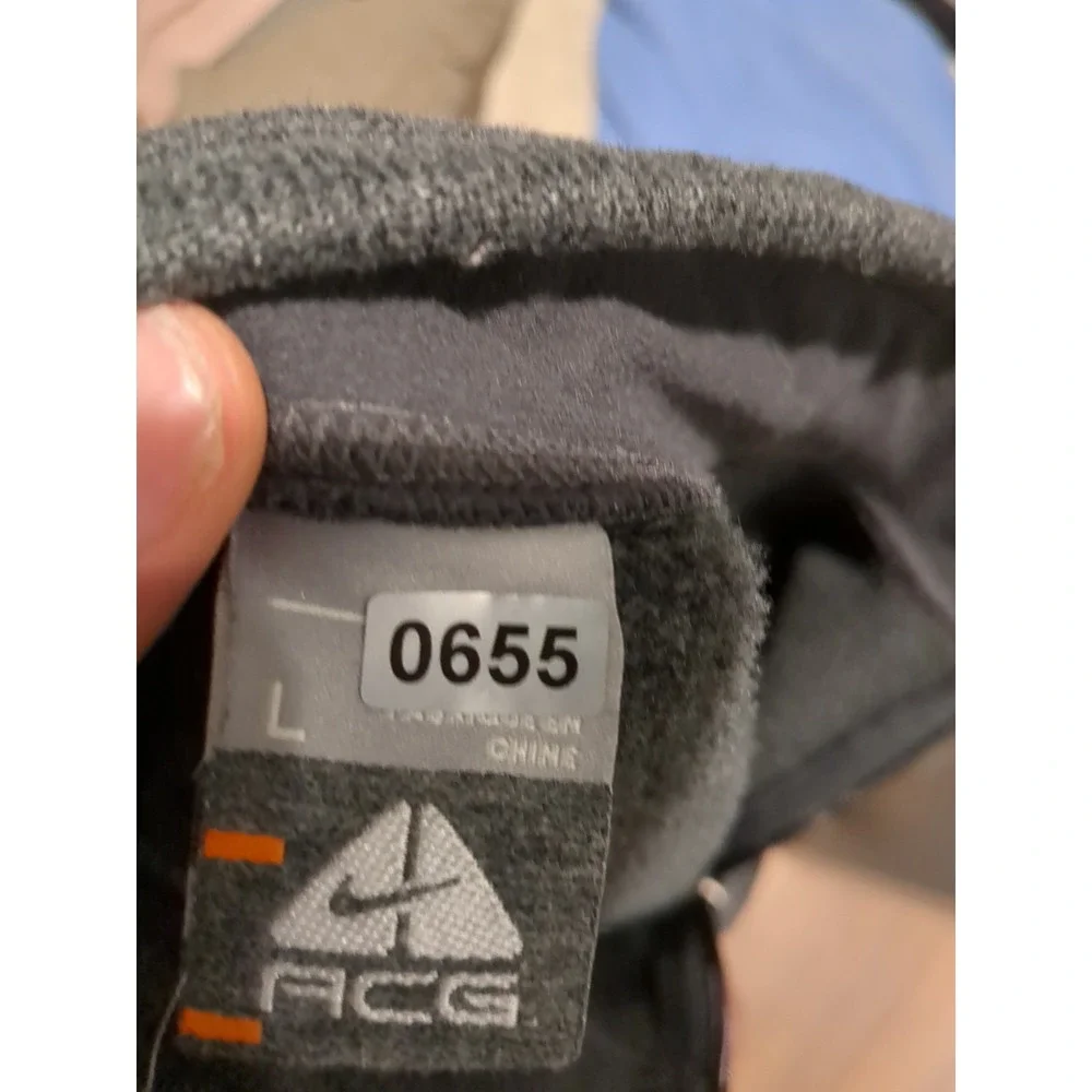 Vintage Nike Mens L  Gray ACG Quarter Zip Fleece Pullover‎